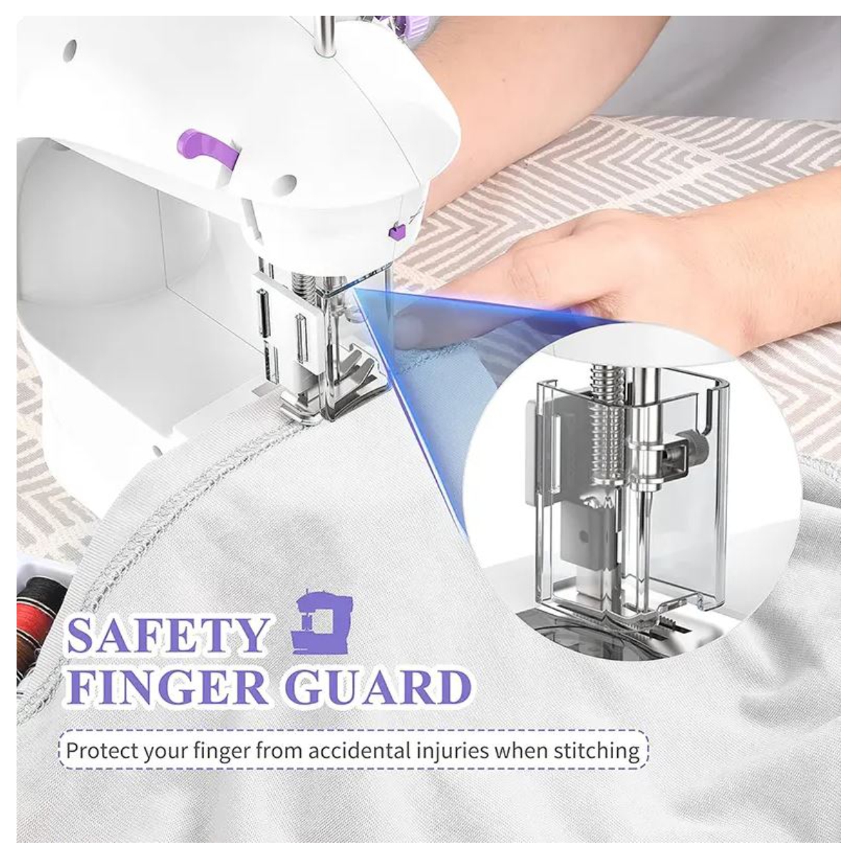 Miniatura 3 de maquina de coser portátil con mesa 4en1